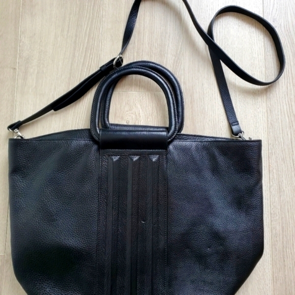 Halston NEW Large Pebble Leather Bag - Picture 10 of 11